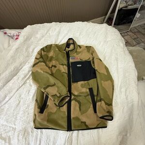 Burton Tan and Green Military Jacket